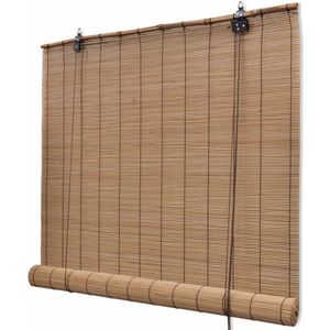 Rolgordijn 140x220 cm bamboe bruin