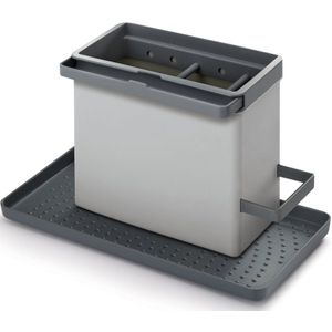 Metaltex Kitchen Helpers Tidy Tex Gootsteen Organiser 24x13x14 cm Grijs