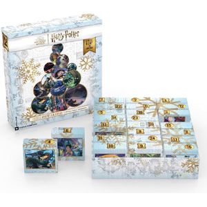 New York Puzzle Company Harry Potter Adventskalender - 24 mini-puzzels