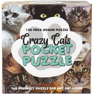 Gift Republic Pocket Puzzles - Gekke Katten