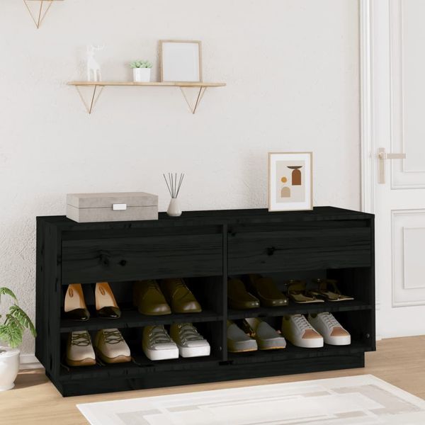 Woonexpress schoenenkast twello - zwart - meubels outlet | | beslist.nl