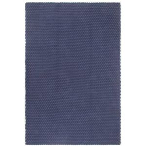 vidaXL-Vloerkleed-rechthoekig-180x250-cm-katoen-marineblauw