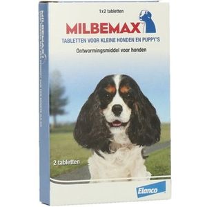 MILBEMAX KLEINE HOND / PUP 0,5-10 KG 2 TBL