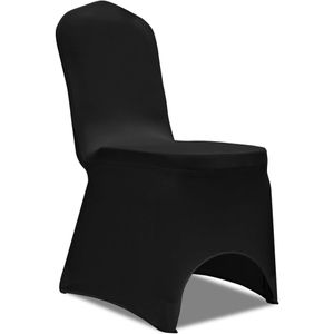 Hoes voor stoelen 50 stuks (zwart)
