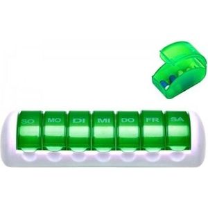 Kunststof pillendoos voor 7 dagen