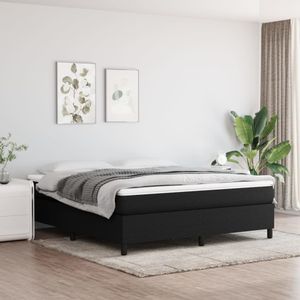 vidaXL-Boxspringframe-stof-zwart-180x200-cm