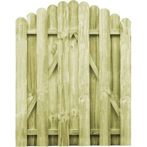 VidaXL Poort 100x125 cm Geïmpregneerd Grenenhout