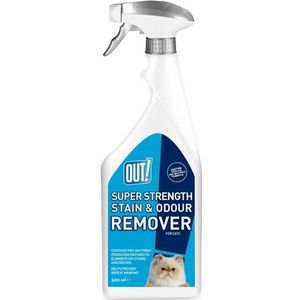OUT! SUPER STRENGHT STAIN & ODOUR REMOVER 500 ML