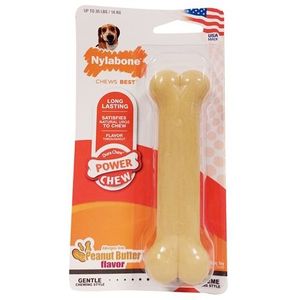 NYLABONE DURA CHEW PEANUTBUTTER VOOR HARDE BIJTERS HYPOALLERGEEN TOT 16 KG