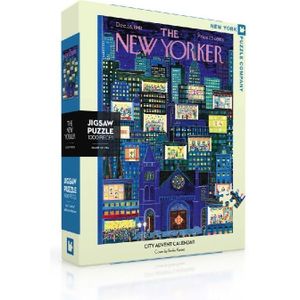 New York Puzzle Company Stads Adventskalender - 1000 stukjes