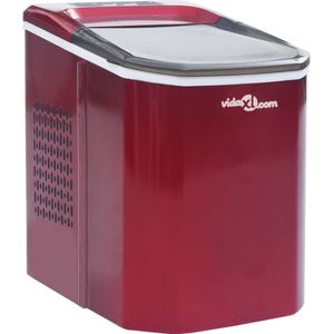 IJsblokjesmachine 1,4 L 15 kg/24 u rood