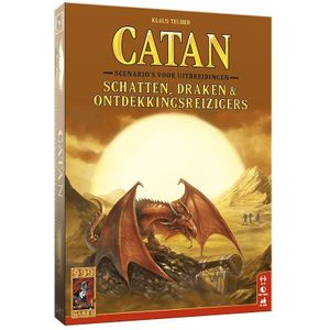 Catan: Schatten, Draken & Ontdekkingsreizigers - Uitbreiding met 6 scenario's voor Zeevaarders en Steden & Ridders