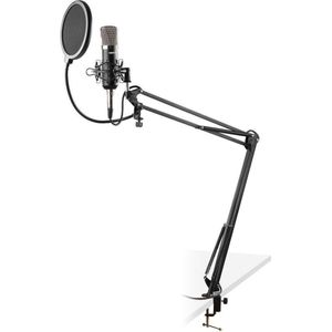 Studio microfoon - Vonyx CMS400 - Met verstelbare arm, shockmount en popfilter