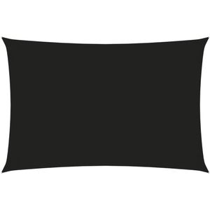Zonnescherm rechthoekig 2x4 m oxford stof zwart
