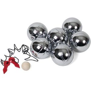 Gerimport Jeu De Boules 7,3 Cm Staal Zilver 9-delig