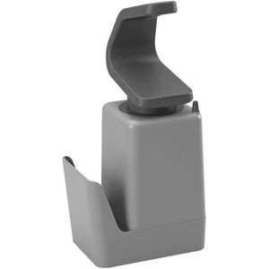 Tomado Metaltex - Zeepdispenser Soap-Tex - 11x22cm - Grijs - 2-delig