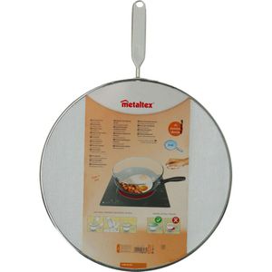 Metaltex Anti Spatdeksel 33 cm RVS - Voorkom spetters tijdens het koken