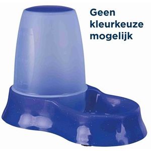 TRIXIE VOER- EN WATERDISPENSER KUNSTSTOF ASSORTI 21X12X15 CM 600 ML 2 ST