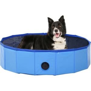 Hondenzwembad inklapbaar 80x20 cm PVC blauw