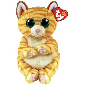 TY Beanie Babies Knuffel Kat Mango 15 cm