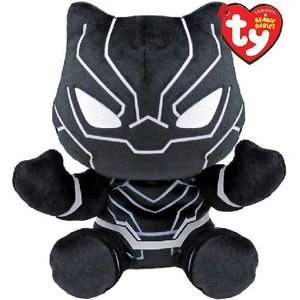 TY Beanie Babies Marvel Knuffel Black Panther 15 cm