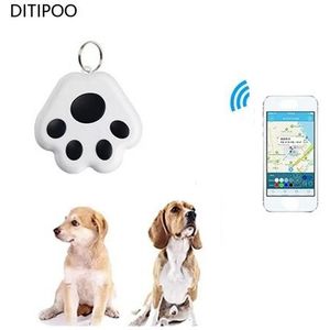 Ditipoo Huisdier Smart Tracker , Anti-Verloren Waterdichte Bluetooth Locator Tracer voor Huisdier Hond Kat - Key Halsband Accessoires-Zwart
