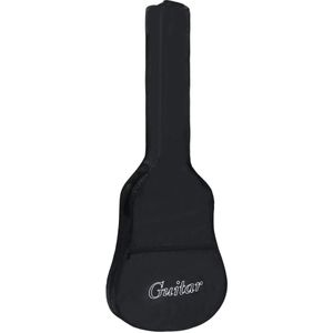 Gitaartas voor 4/4 klassieke gitaar 102x36,5 cm stof zwart