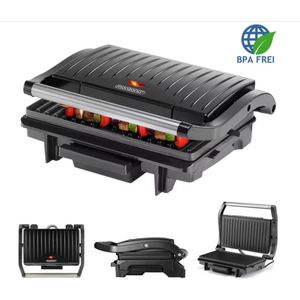 Monzana Contactgrill Zwart 750W