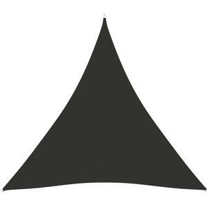 Zonnescherm driehoekig 4x4x4 m oxford stof antracietkleurig