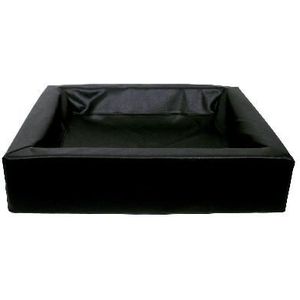 BIA BED KUNSTLEER HOES HONDENMAND ZWART BIA-100 120X100X15 CM