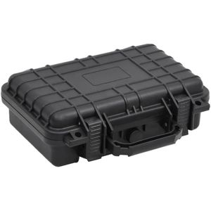 vidaXL Flightcase draagbaar 30x22x10 cm PP zwart