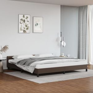 vidaXL-Bedframe-met-hoofdbord-kunstleer-bruin-200x200-cm