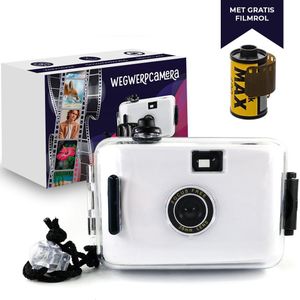 Partij van 15 stuks Analoge waterdichte camera met flits Wit Kinder Camera