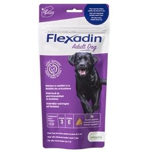 FLEXADIN ADULT DOG CHEWS 70 ST