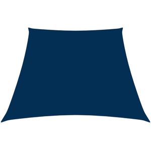 Zonnescherm trapezium 3/4x2 m oxford stof blauw