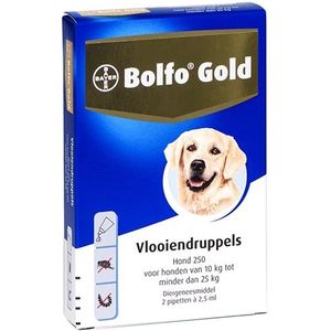 BOLFO GOLD HOND VLOOIENDRUPPELS 250 2 PIPET