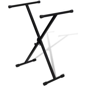 Keyboardstandaard verstelbaar enkelvoudig X-frame