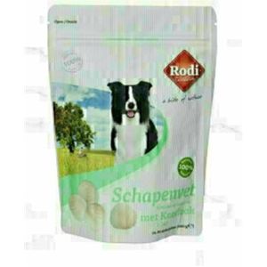 RODI EXCLUSIVE SCHAPENVET BONBONS KNOFLOOK 200 GR