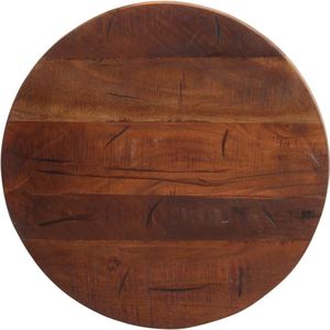 Tafelblad rond  60x2,5 cm massief gerecycled hout