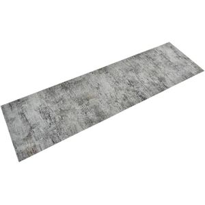 vidaXL-Keukenmat-wasbaar-betonprint-45x150-cm-fluweel