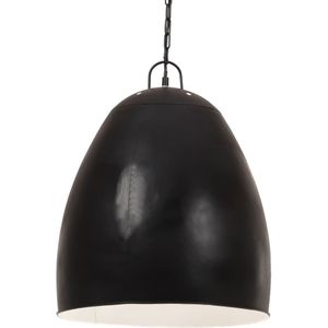 Hanglamp industrieel rond 25 W E27 42 cm gitzwart