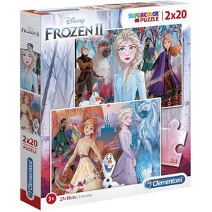 Clementoni Disney Frozen 2 Puzzel (2x20 Stukjes)