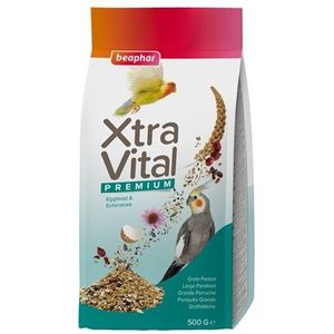 BEAPHAR XTRAVITAL GROTE PARKIET 500 GR