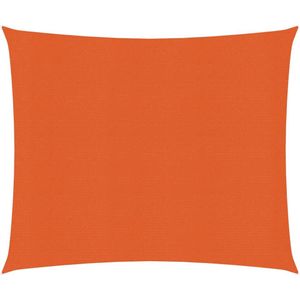 Zonnezeil 160 g/m 3,6x3,6 m HDPE oranje