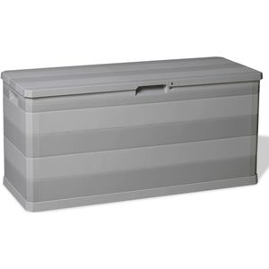 Tuinbox 117x45x56 cm grijs