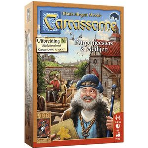 999 Games Carcassonne - Burgemeesters en Abdijen Bordspel | Leeftijd 7+ | 2-6 spelers