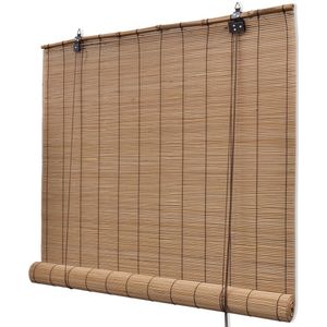 Rolgordijn 150x220 cm bamboe bruin