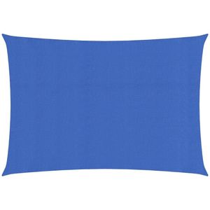 Zonnezeil 160 g/m 2x4 m HDPE blauw