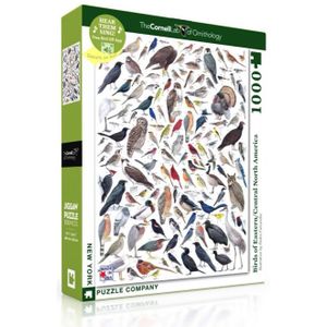 New York Puzzle Company Vogels van Oost-/Centraal Noord-Amerika - 1000 stukjes