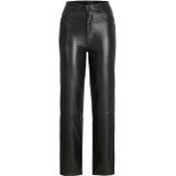 Jxgrace - Leren Broek - High Waist - Straight Fit